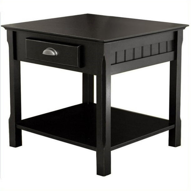 Espresso Finish Winsome Wood Jared End Table 